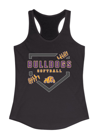 McAllen Bulldogs Softball #2 Women's Tank Top