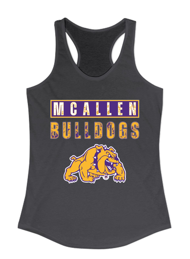 McAllen Bulldogs Mascot #9 Women's Tank Top