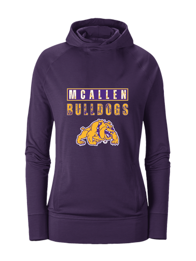 McAllen Bulldogs Mascot #9 Women's Hoodie