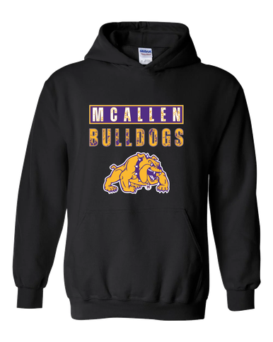 McAllen Bulldogs Mascot #9 Men's Hoodie