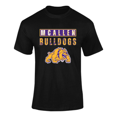 McAllen Bulldogs Mascot #9 Men's SS T-Shirt