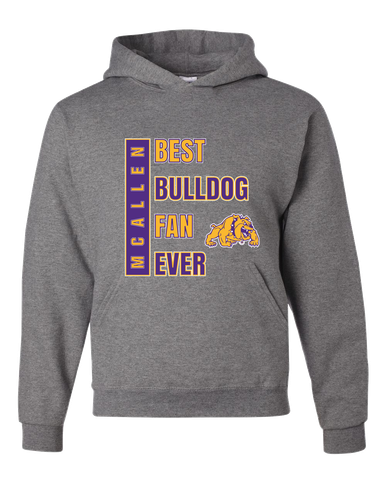 McAllen Bulldogs Best Bulldog Fan Men's Premium Hoodie