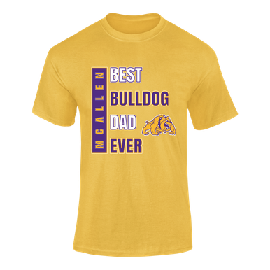 McAllen Bulldogs Best Bulldog Dad Men's Premium SS T-Shirt
