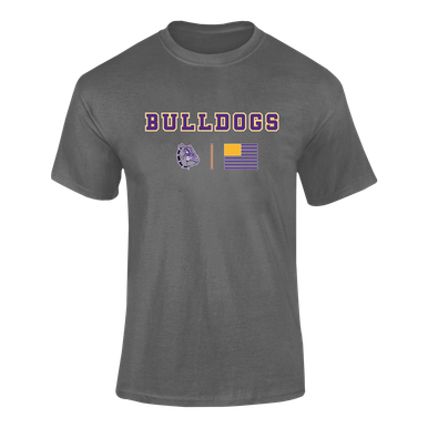 New Haven Bulldogs Team Colors Flag Men's Premium SS T-Shirt
