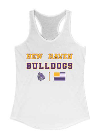 New Haven Bulldogs Spirit Flag Women's Tank Top