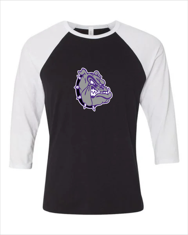 New Haven Bulldogs Mascot #1 Women's Baseball T-Shirt