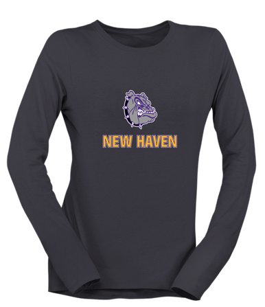 New Haven Bulldogs Mascot #2 Women's Premium LS T-Shirt