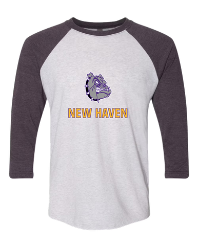 New Haven Bulldogs Mascot #2 Women's Baseball T-Shirt