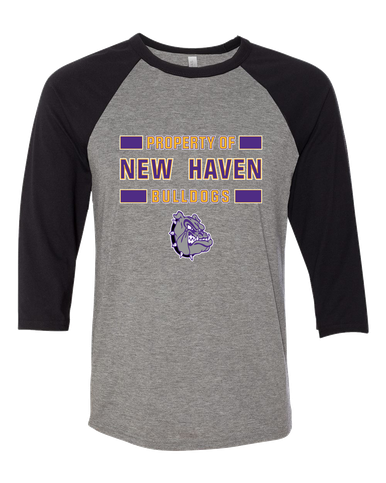 New Haven Bulldogs Property Of Men's Baseball T-Shirt