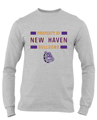 New Haven Bulldogs Property Of Men's Premium LS T-Shirt