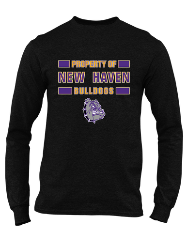 New Haven Bulldogs Property Of Men's LS T-Shirt