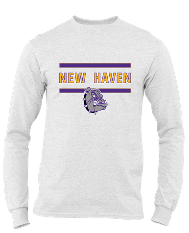 New Haven Bulldogs Mascot #4 Men's Premium LS T-Shirt