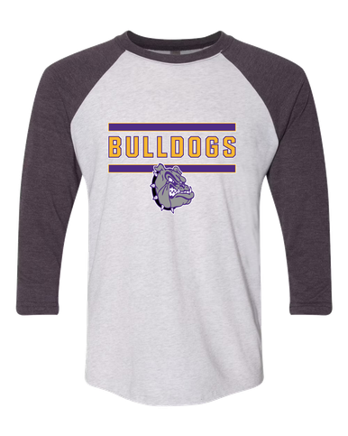 New Haven Bulldogs Mascot #5 Women's Baseball T-Shirt