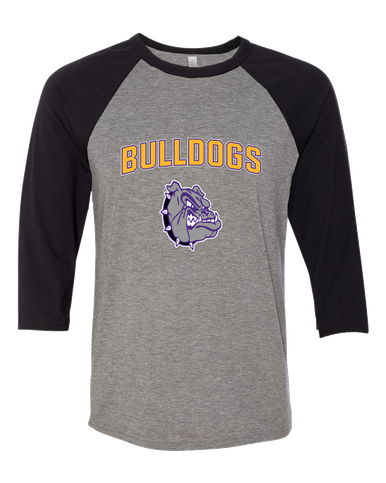 New Haven Bulldogs Mascot #6 Women's Baseball T-Shirt