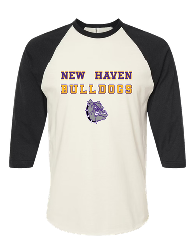 New Haven Bulldogs Spirit Women's Baseball T-Shirt