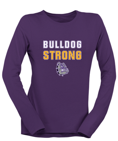 New Haven Bulldogs Strong #2 Women's LS T-Shirt