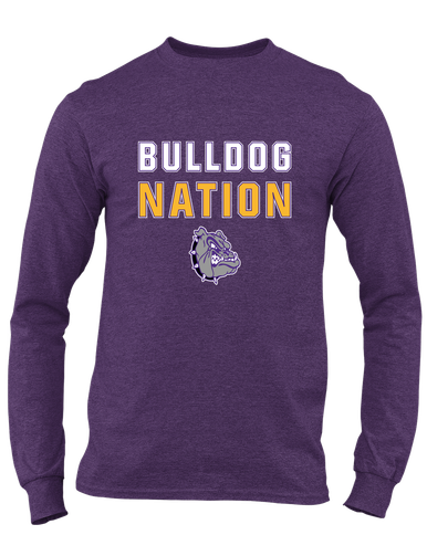 New Haven Bulldogs Nation #2 Men's LS T-Shirt