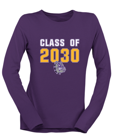 New Haven Bulldogs Class of 2030 Women's LS T-Shirt