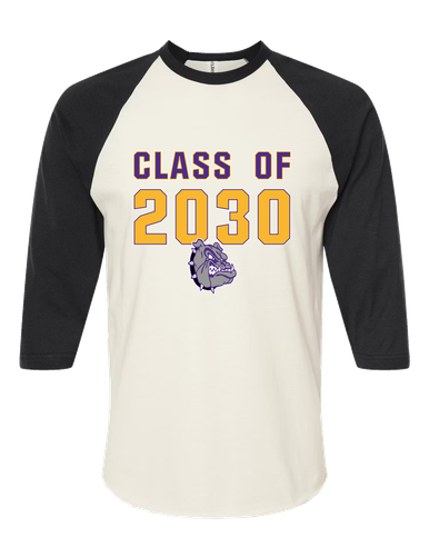 New Haven Bulldogs Class of 2030 Women's Baseball T-Shirt