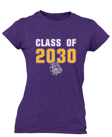 New Haven Bulldogs Class of 2030 Women's Premium SS T-Shirt