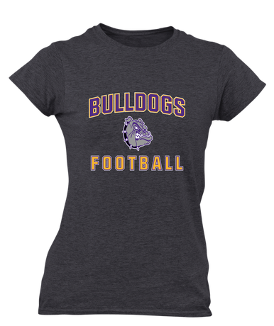New Haven Bulldogs Football #1 Women's SS T-Shirt