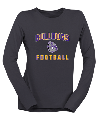 New Haven Bulldogs Football #1 Women's Premium LS T-Shirt