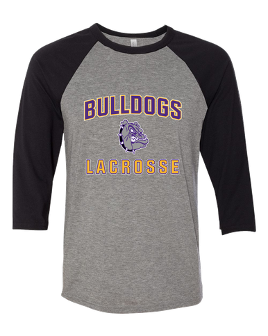 New Haven Bulldogs Lacrosse Men's Baseball T-Shirt