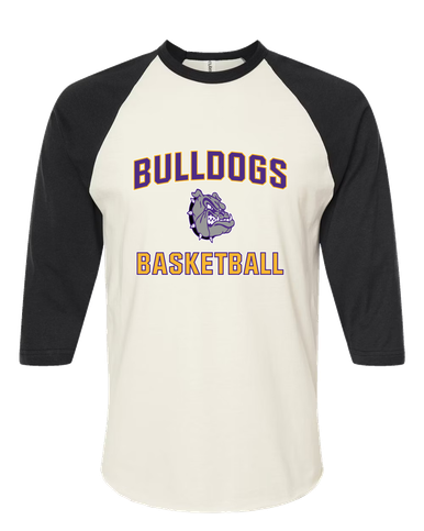 New Haven Bulldogs Basketball #1 Men's Baseball T-Shirt