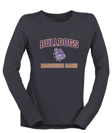 New Haven Bulldogs Marching Band Women's LS T-Shirt