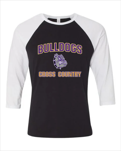 New Haven Bulldogs Cross Country Men's Baseball T-Shirt
