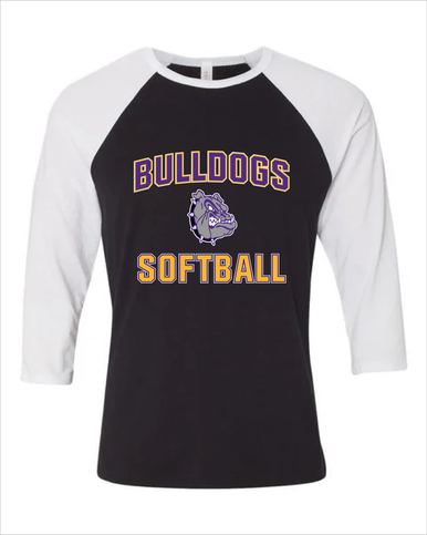 New Haven Bulldogs Softball #1 Women's Baseball T-Shirt