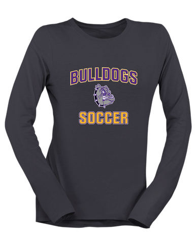 New Haven Bulldogs Soccer #1 Women's LS T-Shirt