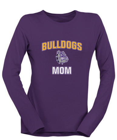 New Haven Bulldogs Mom Women's LS T-Shirt