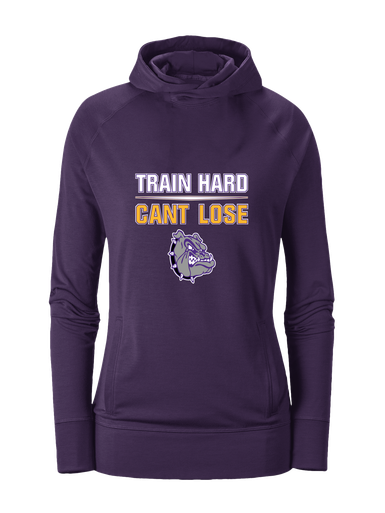 New Haven Bulldogs Train Hard, Can't Lose Women's Hoodie