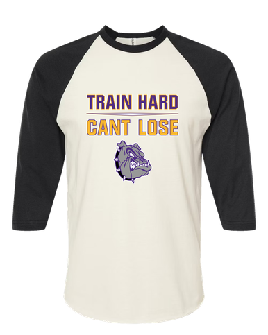 New Haven Bulldogs Train Hard, Can't Lose Women's Baseball T-Shirt