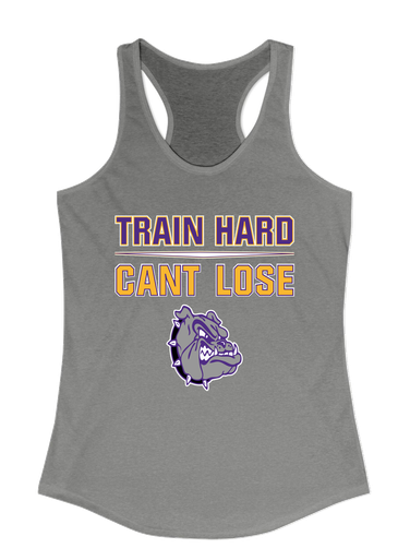 New Haven Bulldogs Train Hard, Can't Lose Women's Tank Top