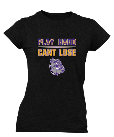 New Haven Bulldogs Play Hard, Can't Lose Women's SS T-Shirt