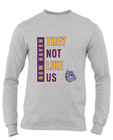 New Haven Bulldogs They Not Like Us #1 Men's Premium LS T-Shirt
