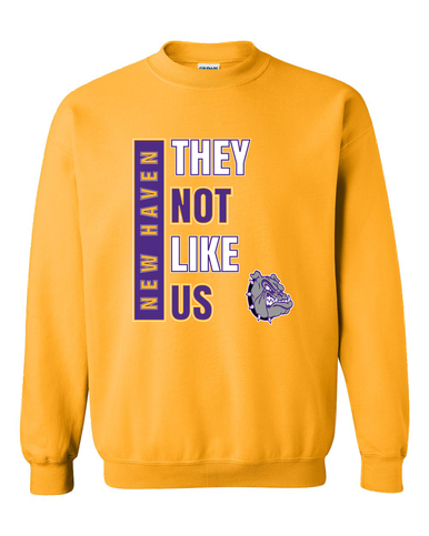 New Haven Bulldogs They Not Like Us #1 Men's Sweatshirt