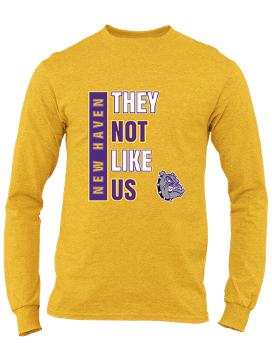 New Haven Bulldogs They Not Like Us #1 Men's LS T-Shirt