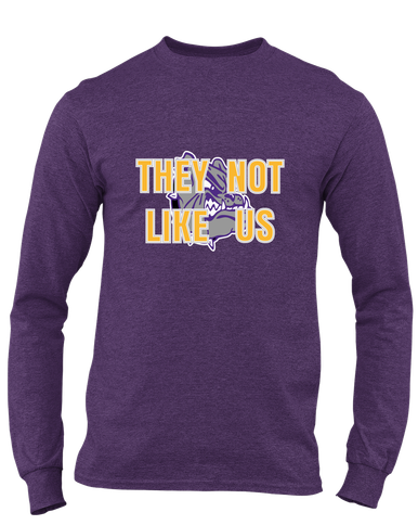 New Haven Bulldogs They Not Like Us #2 Men's LS T-Shirt