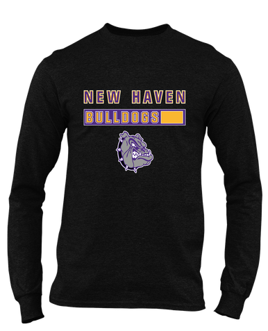 New Haven Bulldogs Mascot #7 Men's Premium LS T-Shirt