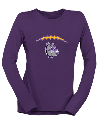 New Haven Bulldogs Football #2 Women's LS T-Shirt