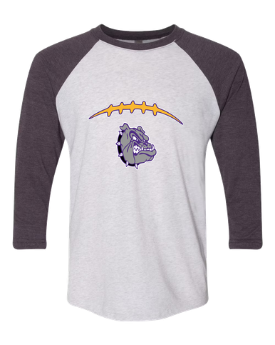 New Haven Bulldogs Football #2 Women's Baseball T-Shirt