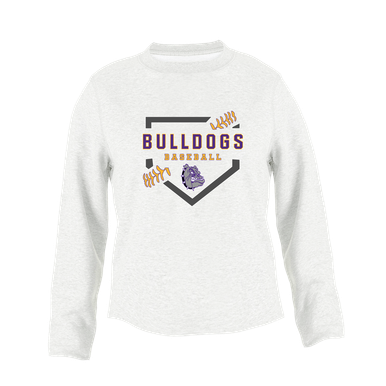 New Haven Bulldogs Baseball #2 Women's Sweatshirt