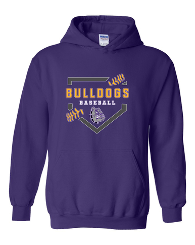 New Haven Bulldogs Baseball #2 Men's Hoodie