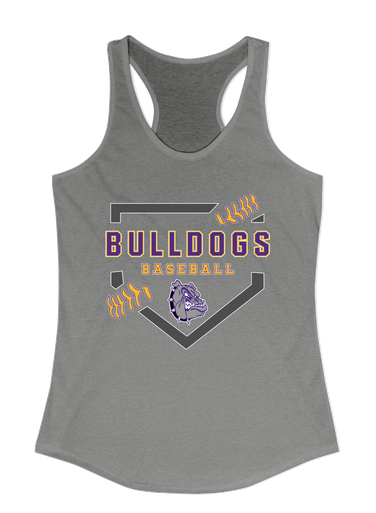 New Haven Bulldogs Baseball #2 Women's Tank Top