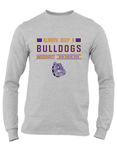 New Haven Bulldogs Mindset Men's Premium LS T-Shirt