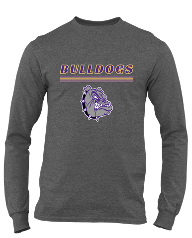 New Haven Bulldogs Mascot #8 Men's LS T-Shirt
