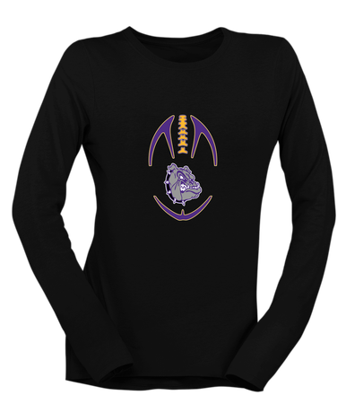 New Haven Bulldogs Football #4 Women's Premium LS T-Shirt
